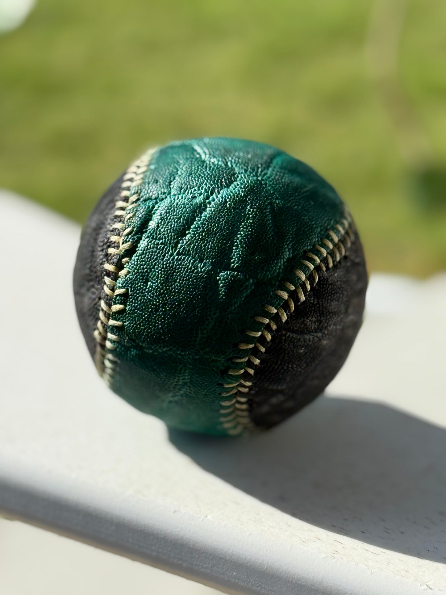 1 of 1, Black on Green ALL ELEPHANT Baseball