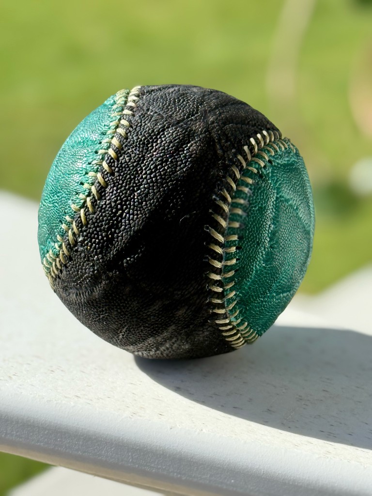 Black on Green ALL ELEPHANT Baseball